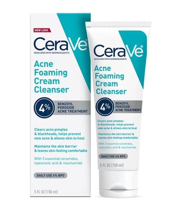 CERAVE Acne Foaming Cream Cleanser 150ml